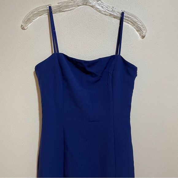 NEW NBD Revolve Cosmopolitan Mini Dress Blue Size Small Slit Party - Picture 5 of 16